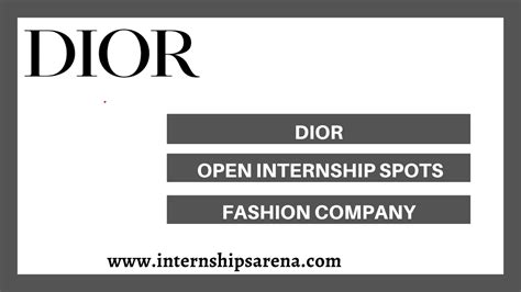 dior design internship